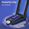 2 Antenna Design 1300Mbps WiFi Dongle Dual Band Wireless Network Card WiFi USB Adapter  Office Use