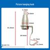 Steel Wire Rope Lock Feeder Safety Hook with Buckle for Picture Hanging