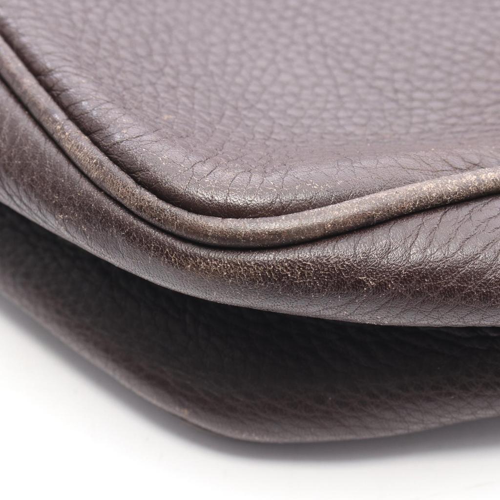 Used GUCCI Shoulder Bag 246381 leather Brown Used mens