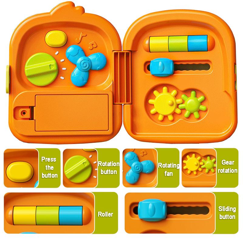 Montessori Sensory Busy Board Baby Simulate Phone Music Pretend Play Make Call Multifunction Activities Educational Travel Toys