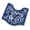 LANCETTI Spitze Toilettenmatte, ca. 65 x 65 cm, Blau, Lancetti Senko 34319