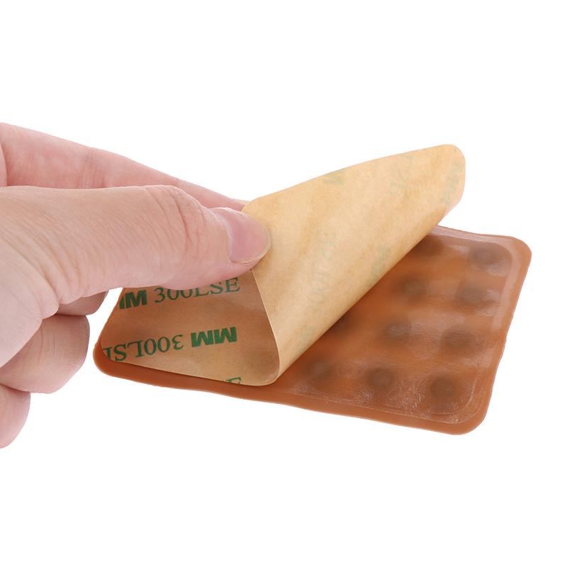 5 Piezas Almohadilla de Succión de Silicona de Doble Cara Para Soporte de Teléfono Móvil Ventosa Adhesivo de Respaldo Sucker Pad de Goma de Silicona Para Fijar