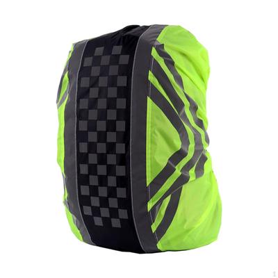 Regnskydd för ryggsäck, vattentät ryggsäcksöverdrag med reflekterande remsa för resor