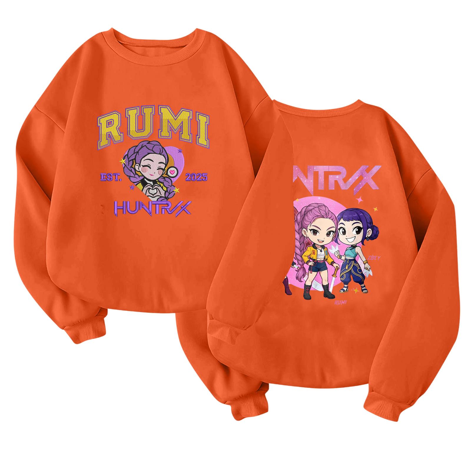 

Детский модный легкий пуловер с длинным рукавом и круглым вырезом с карманами, пуловер с принтом 150