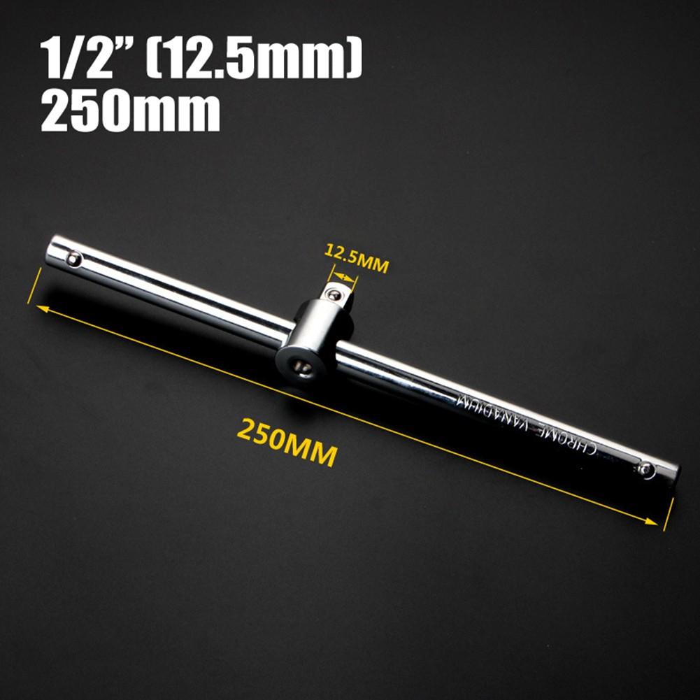 Sliding Rod Chrome Vanadium Steel Extension Silver