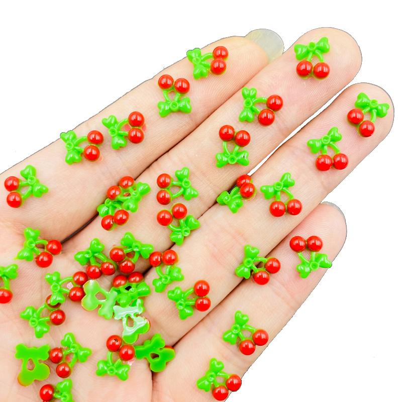 100 Pcs New Cute Mini Kawaii Color Little Goldfish Resin Figurine Crafts Flatback Cabochon Ornament Jewelry Making Hairwear K38