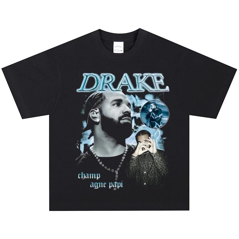 Drakerap T-Shirt, Soft Fabric Casual Daily Wear XXL