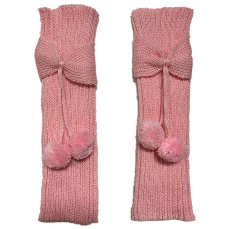 Knitted Long Fingerless Mittens Glove Arm Warmer Stretchy Mitten Unisex Crochet Half Finger Long Gloves Hot Selling