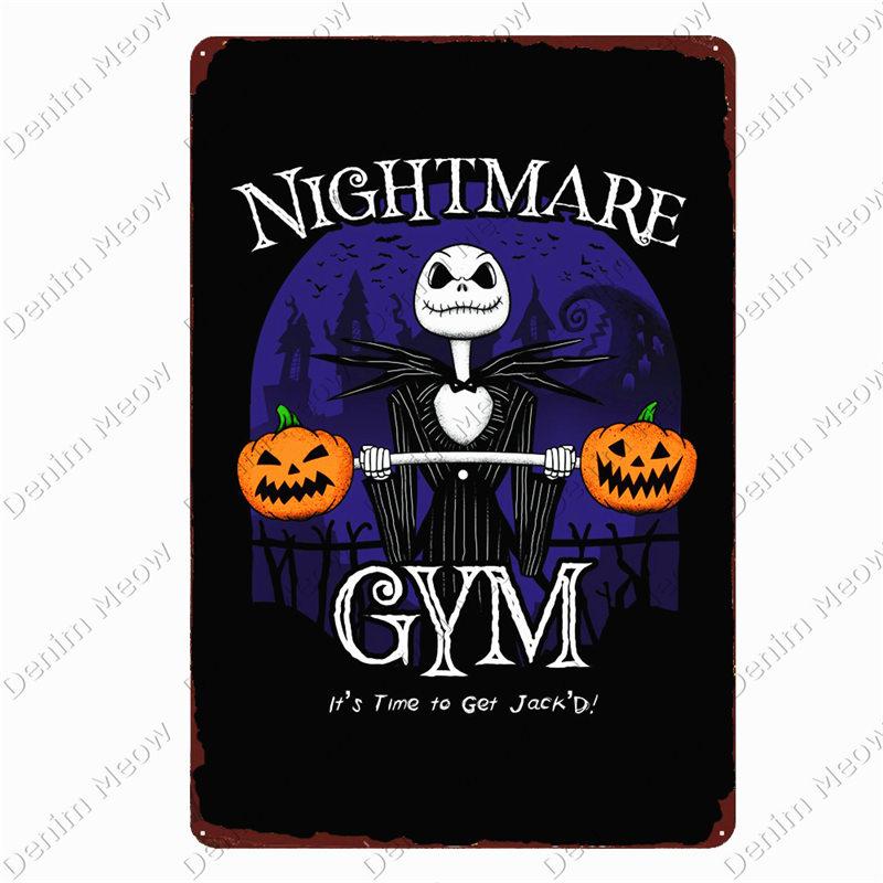 Halloween Party Poster, Happy Halloween Vintage Metal Signs, Bar, Pub, Cafe, Home Decor, Tin Painting, Tin Plate, N369