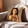 Sweet Girly SSelena Gomez   Pillow Case Pattern Printed Pillowcase For Living Room Sofa Cushion Cover