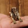 Solid Copper Egypt Sphinx Statue Small Ornaments Brass Guardian Statue Figurines Desktop Decorations Home Decor Accessories
