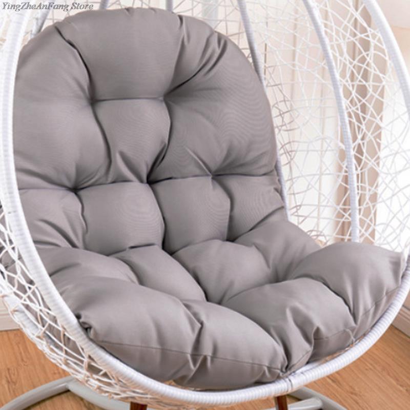 Egg Chair Cushion Hanging Basket Chair Cushion Thick Swing Chair Cushion Rattan Chair Soft Egg Chair Pad For Garden Home Decor