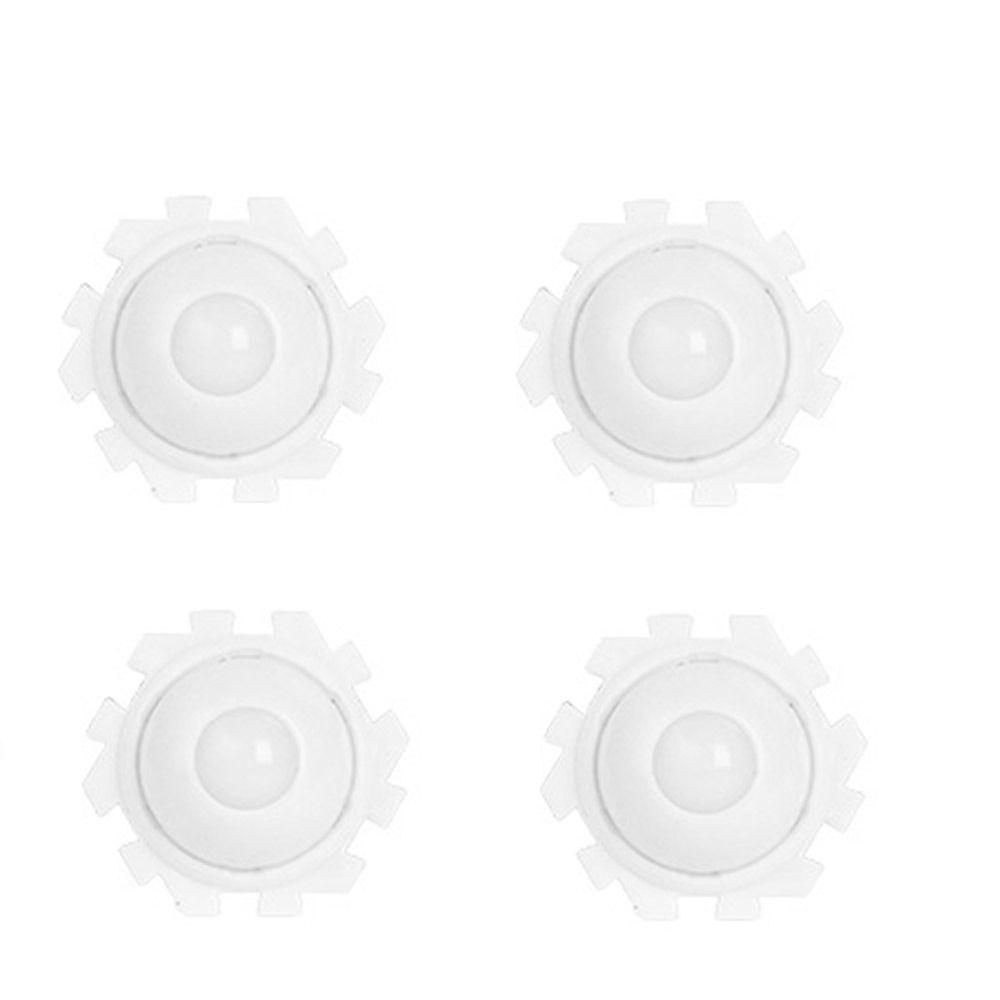 

4pcs Moving Universal Pulley 360° Rotation Swivel Casters Durable Universal Wheel Cupboard White-Adhesive bead