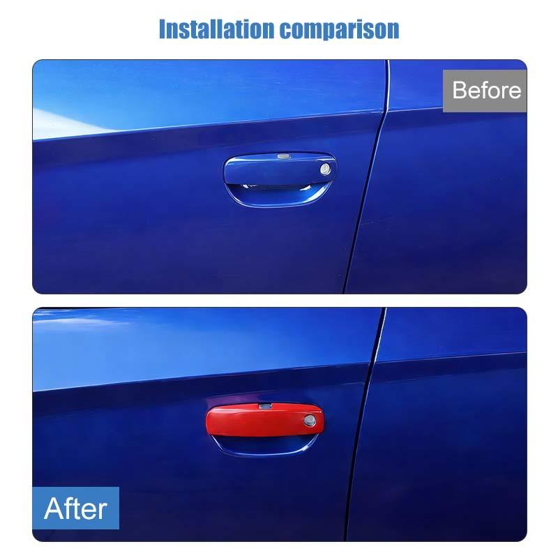 ABS Door Handle Decoration Cover Sticker Fit For Dodge Charger 2010 Up Exterior Accessories