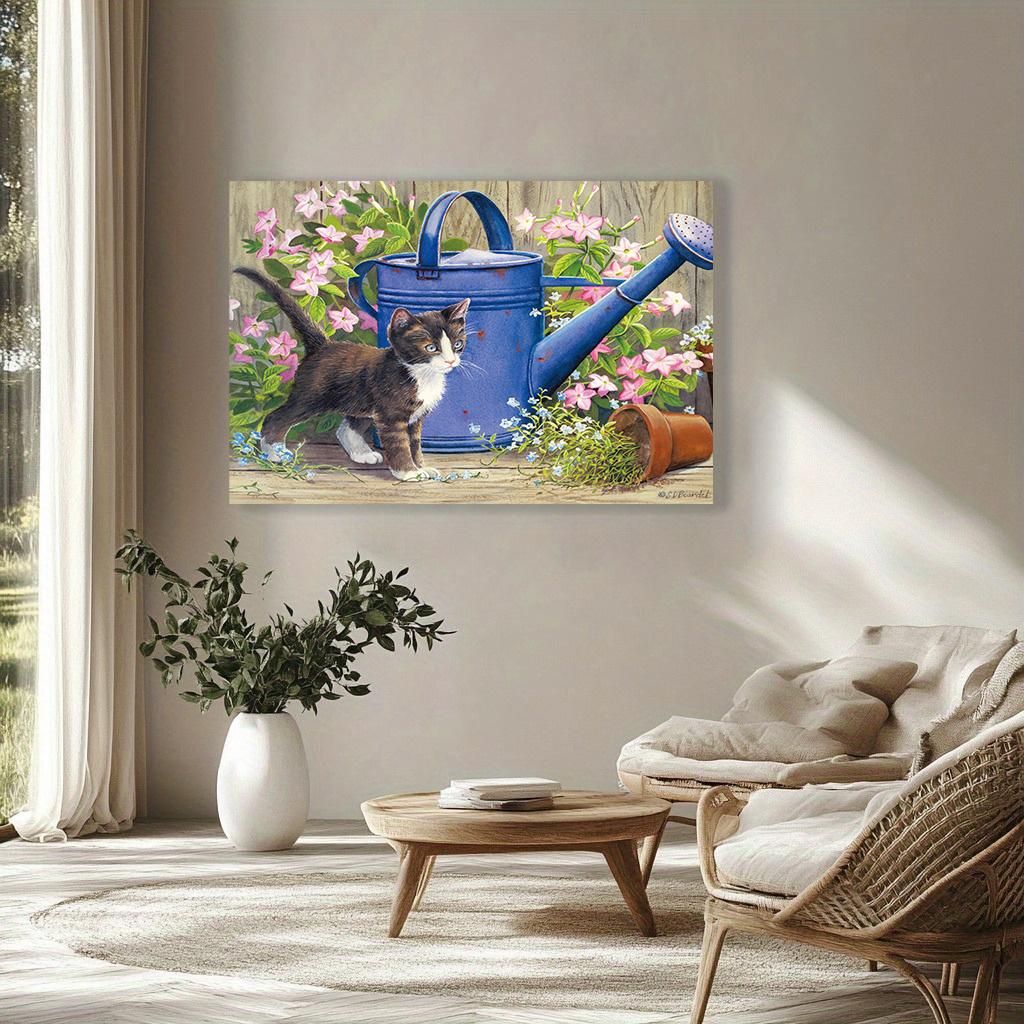 Pastorale Américaine Campagne Décoration Moderne Peinture Cœur Classique Maison Restaurant Chats Mignons Salon Chaleureux Décoration de Maison