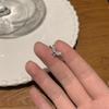Vintage Niche Design High-end Open Ring for Women, Trendy Minimalist Style, Elegant and Simple Tail Ring