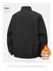 Men's Winter Fleece-Lined Stand Collar Jacket: Warm, Thick, Casual Fashion for Middle-Aged
