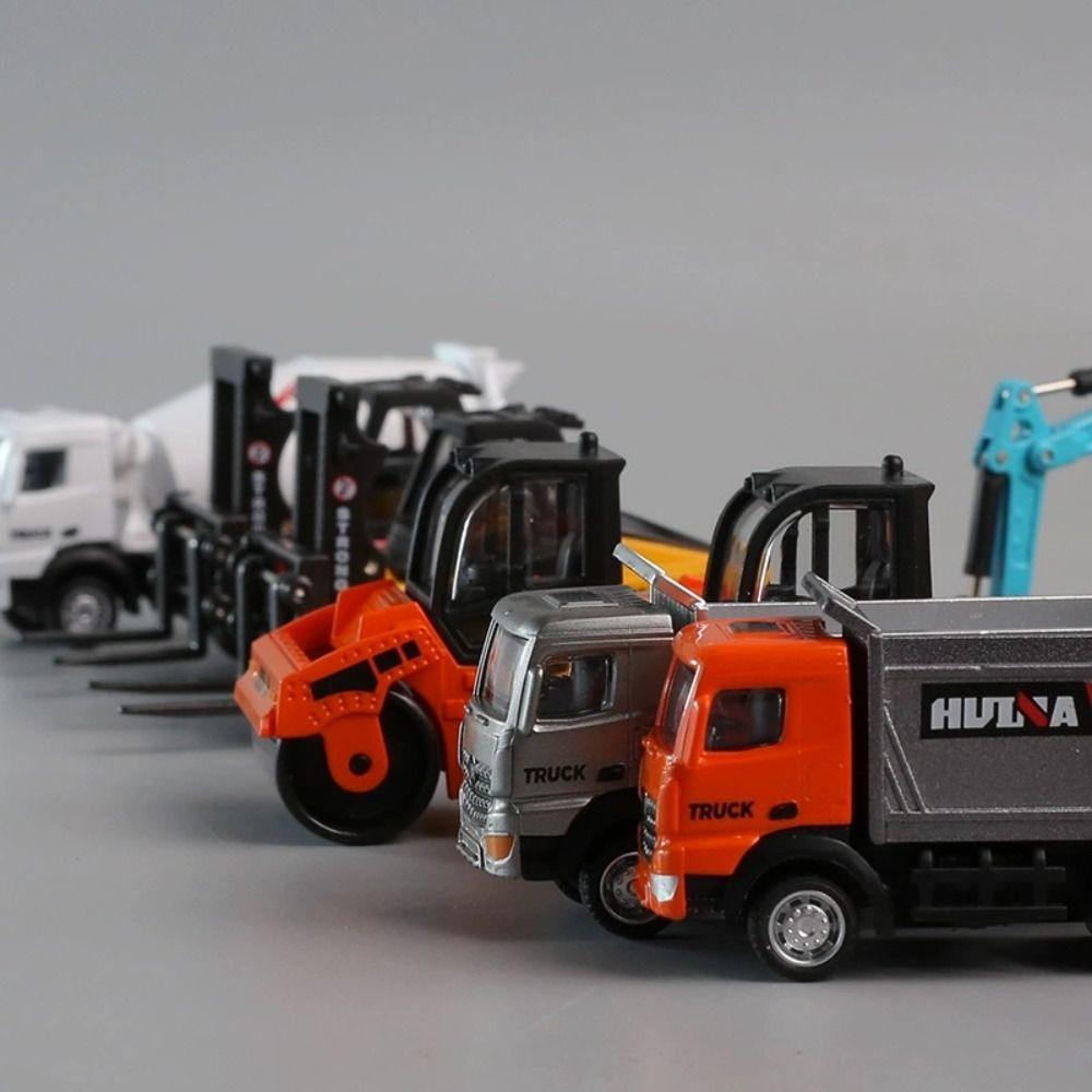 Forklift Dumper Construction Truck Toys Road Roller Excavator Bulldozer Toy  for Children