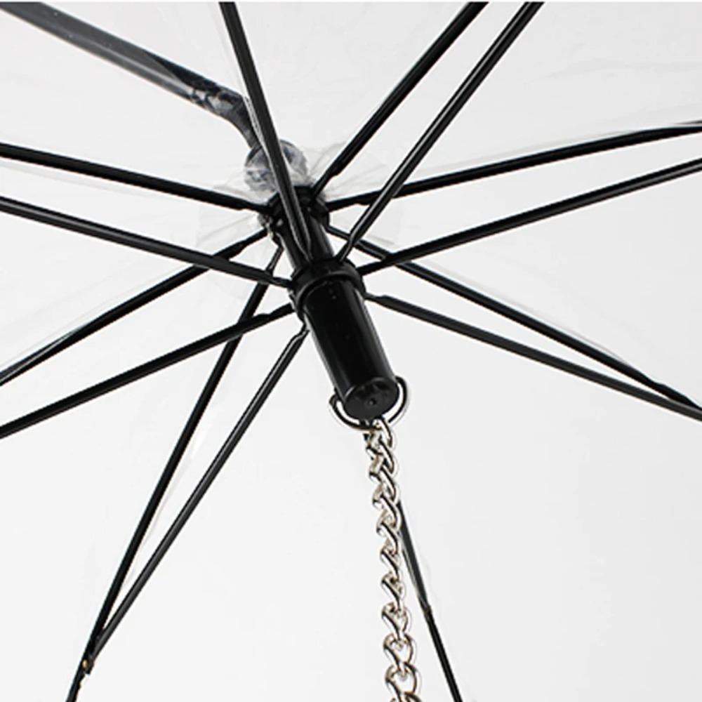 New Transparent Pet Umbrella Well Made Detachable Adjustable Rainy Day Outdoor Dog Walking Leash for Small Dogs Pet Supplies