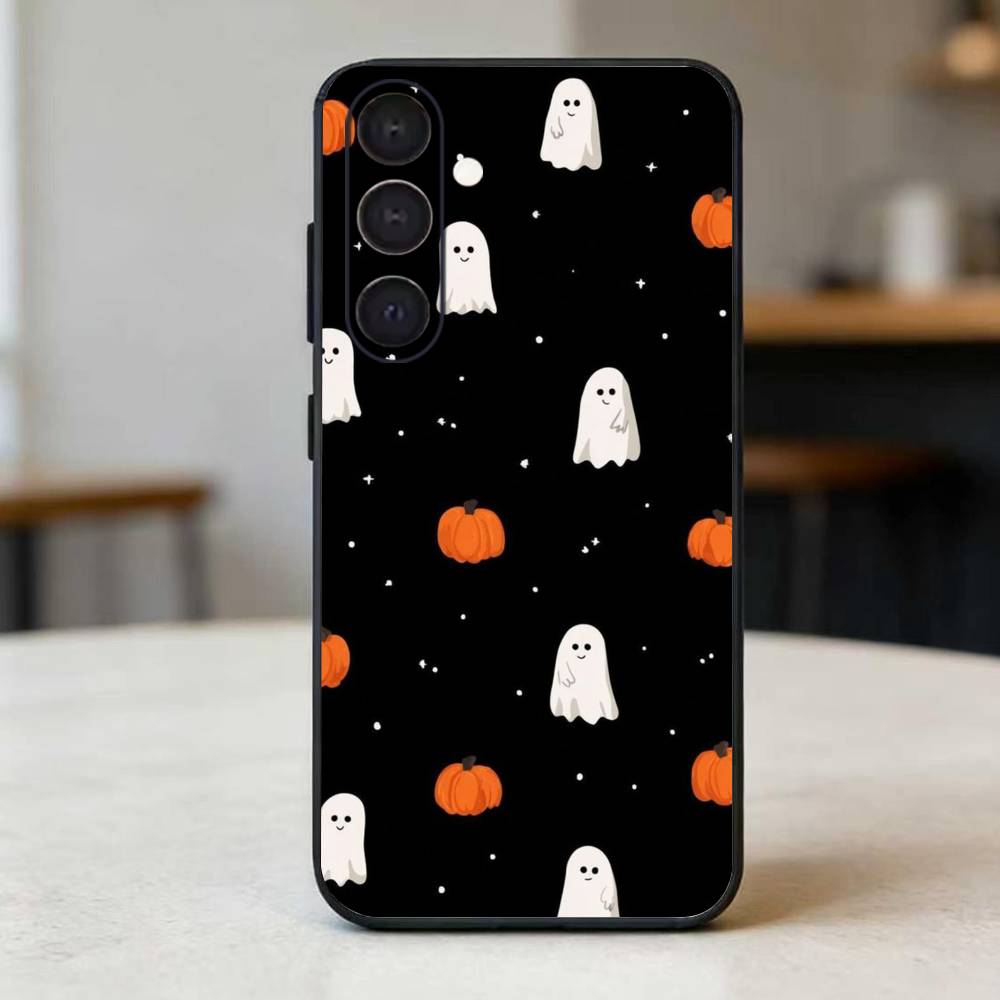 Cute-M-MarroncreamS Phone Case For Samsung Galaxy A73,21,22,32,71,53,52,51,80,5G Soft Black Cover Samsung a21s