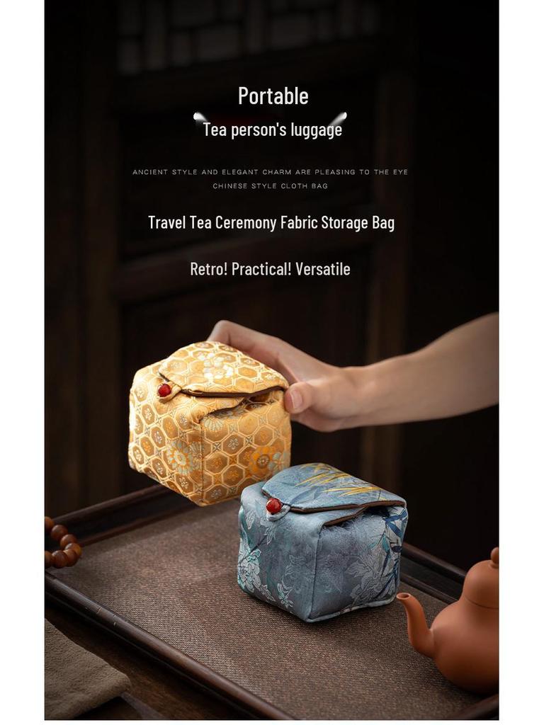 Xiangyunsha Portable Kung Fu Teacup Storage Pouch