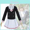 Traje Completo de Cosplay da Sakura Kinomoto de Cardcaptor Sakura com Design Exquisito e Caimento Perfeito