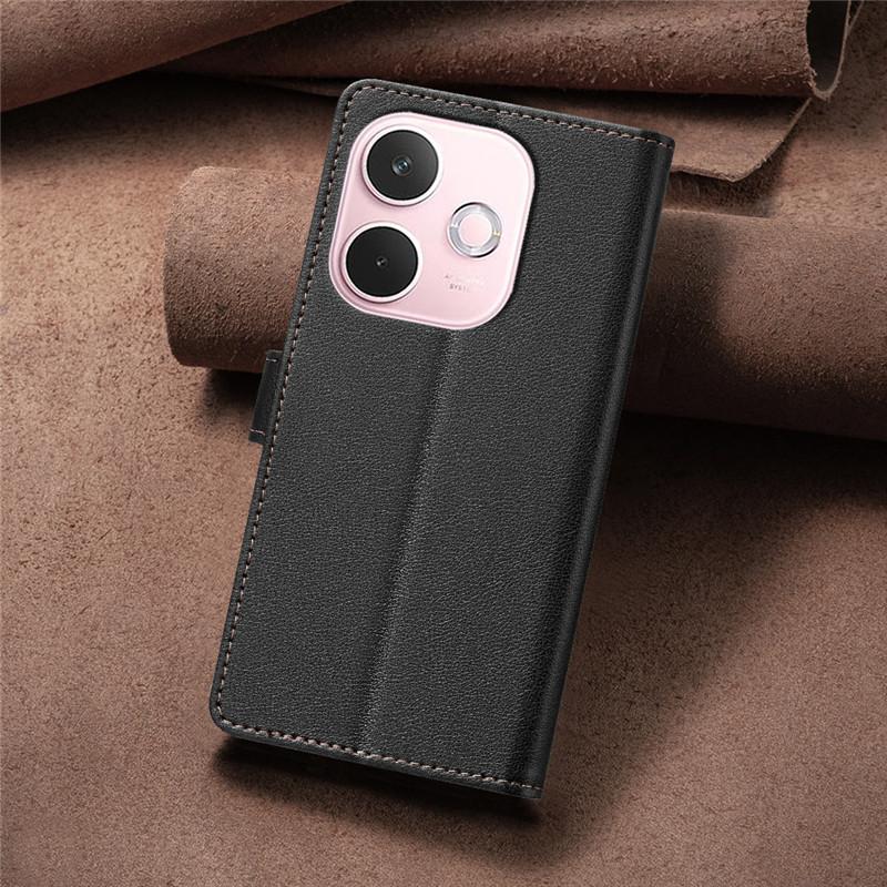 Wallet Flip Anti-theft Case For OPPO A5 Pro Reno14 F Reno13 FS Reno 14F 13F 11F 5G Leather Cover RFID Blocking Protective Bags