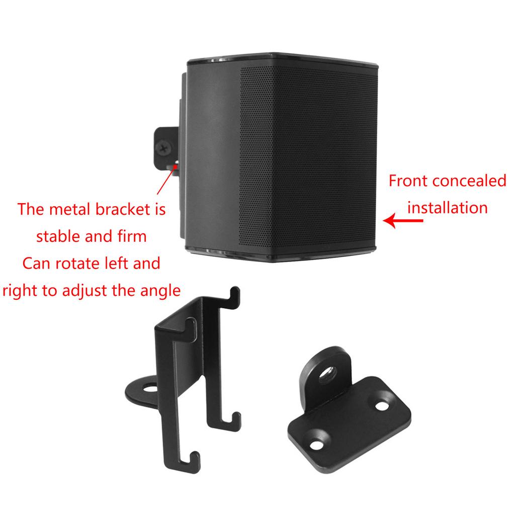 Wall-mounted Loudspeaker Box Hanger for Bose Virtually Invisible 300 Speaker Rack Prevent Falling Box Storage Rack