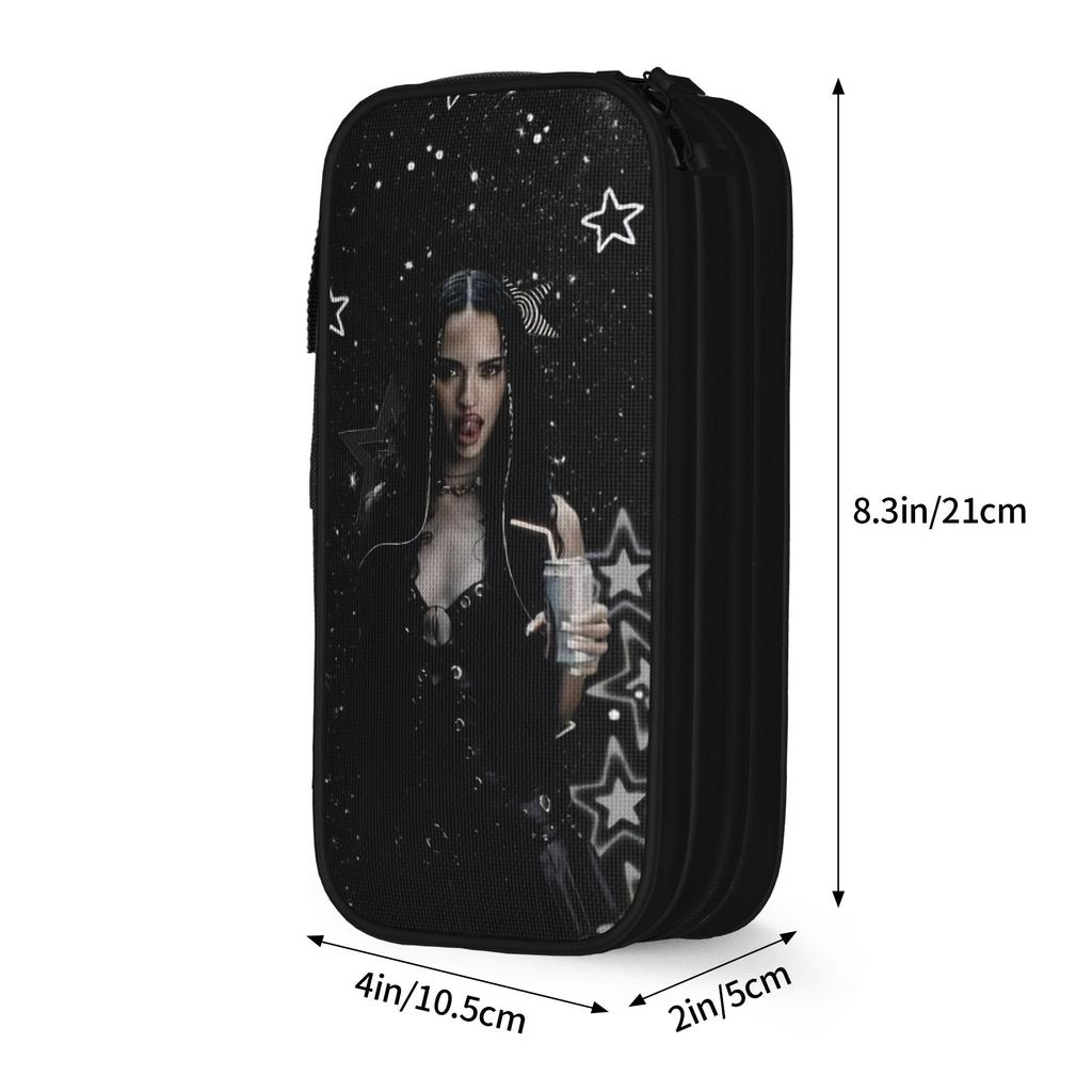 Daniela Katseyes Kpop Girl Group Pencil Cases Fun Pen Bag Student Big Capacity Students School Cosmetic Pencilcases