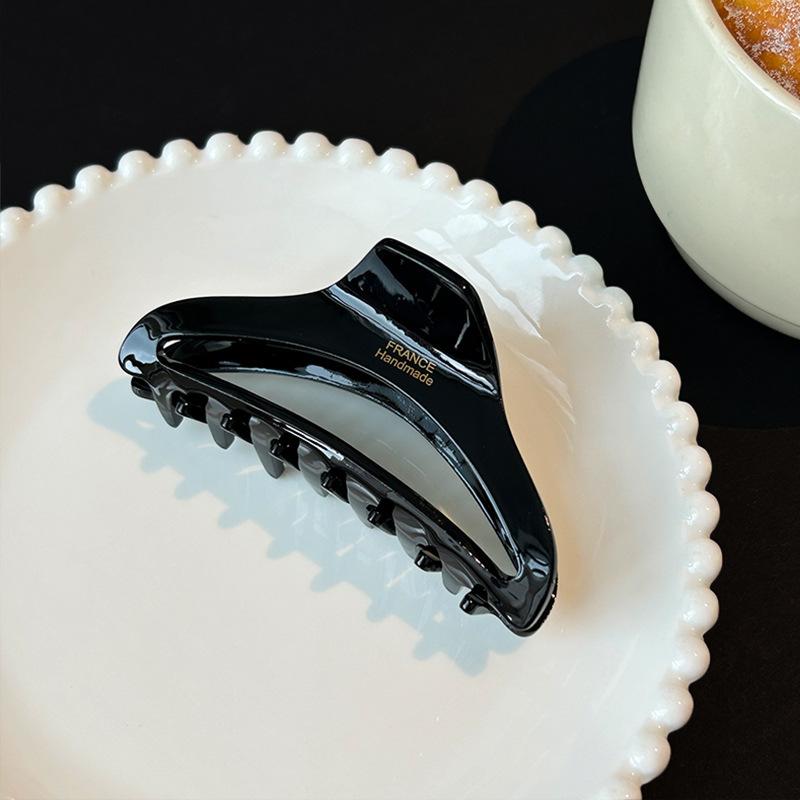 French High Quality Acetate Hollow Hair Claws For Women Girls Sweet Retro Shark Jaw Claw Clip Fashion Hair Ornament Accessories