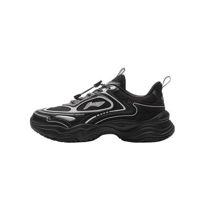 Li Ning Παιδική Σειρά Αθλητικής Καθημερινής Ζωής Άνετα Μοντέρνα Ευέλικτα Χαμηλά Αθλητικά Παπούτσια Παιδικά Καθημερινά Παπούτσια Μαύρα YKCV074-13