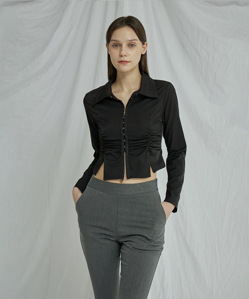 ITOV SEOUL Shirred Blouse