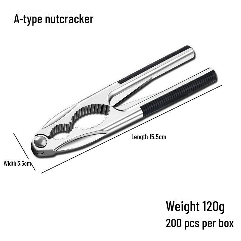 Zinc Alloy Vertical Nutcracker: Pine Nut and Hazelnut Shelling Tool
