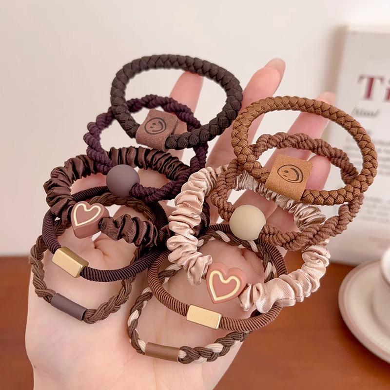 High Elasticity Hair Tie: Versatile Rubber Band Scrunchie for Women & Girls 2025