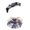 Princess Skirt 20cm Cotton Doll Dress Academic Style Plush Doll Clothes  Doll Accessories