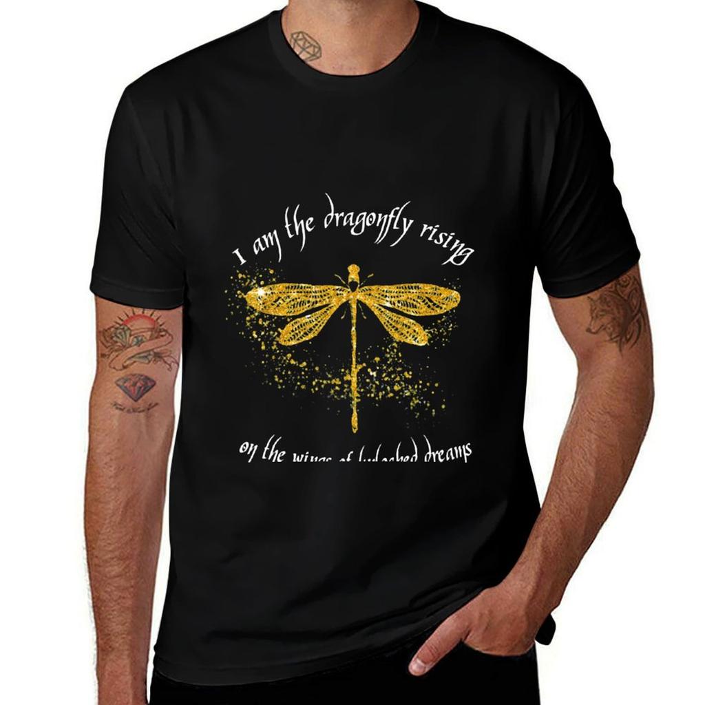 I Am The Dragonfly Rising Tshirt Stylish Print Short Sleeve Tee Tshirt