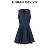 UR2026 Women's Casual 3D Bow Denim Mini Dress