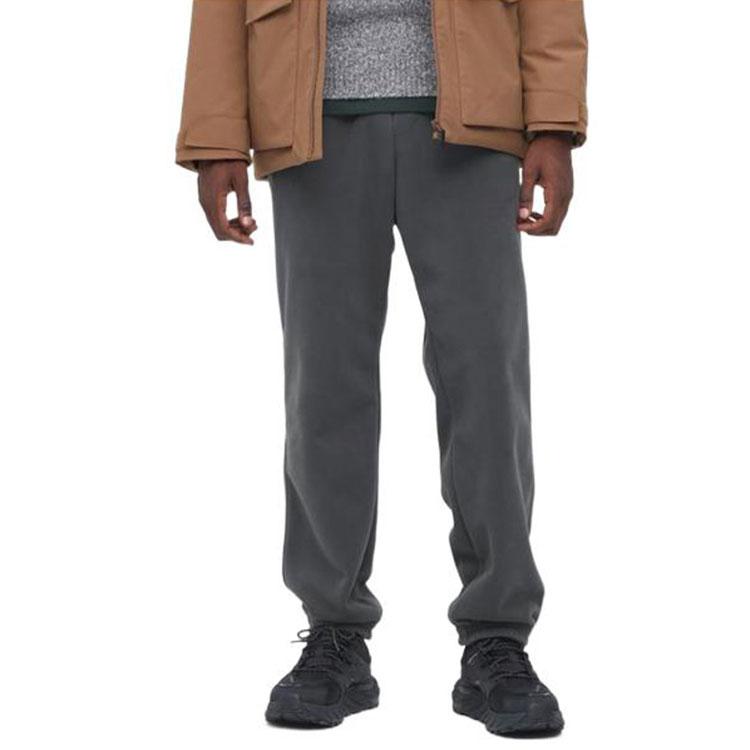 Uniqlo Düz Bacak Orta Bel Günlük Pantolon Erkek Alt Giyim Düz Renk Gri 453318-08