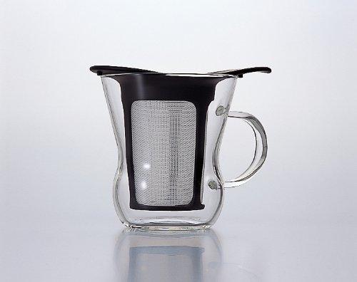 HARIO One-Cup Tea Maker, 200ml, White, Made in Japan, Perfect Gift (OTM-1NW)