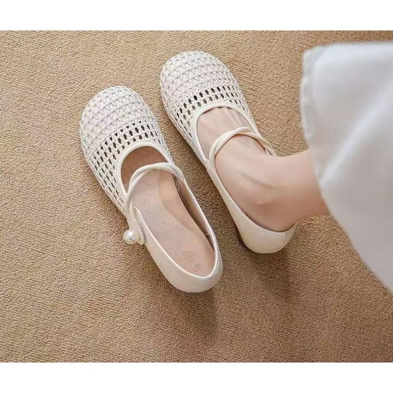 Retro New Style Versatile Women's Shoes - Breathable Single Shoes