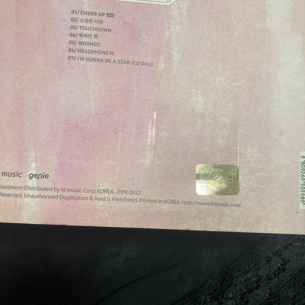 [USED] Limited Edition TWICE PAGE TWO CD Album Chaeyoung Sleeve