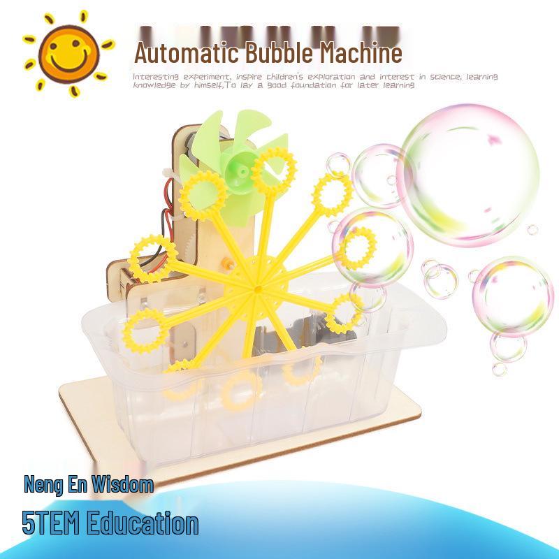 DIY Bubble Machine Kit for Kids: Science Experiment and Teaching Supplies