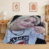 Kpop Felix Stray Kids Music Flannel Blanket Soft Warm Throw Blanket for Bedroom Living Room Bed Travel Camping Picnic Gift