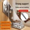 Multi-Functional Stainless Steel Angle Bracket: Table, Chair, and Cabinet Reinforcement Accessory