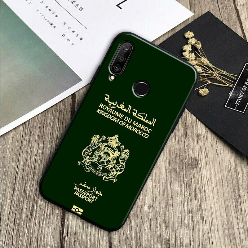 Morocco Flag Coat Of Arms For Huawei Nova 11 12i 8i 7i 3i 9 10 SE Y60 Y61 Y70 Y72 Y73 Y90 Y91 P20 P30 Pro P40 Lite Case