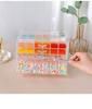 Transparent Multi-Layer Storage Box for Glass Beads and Jewelry Accessories
