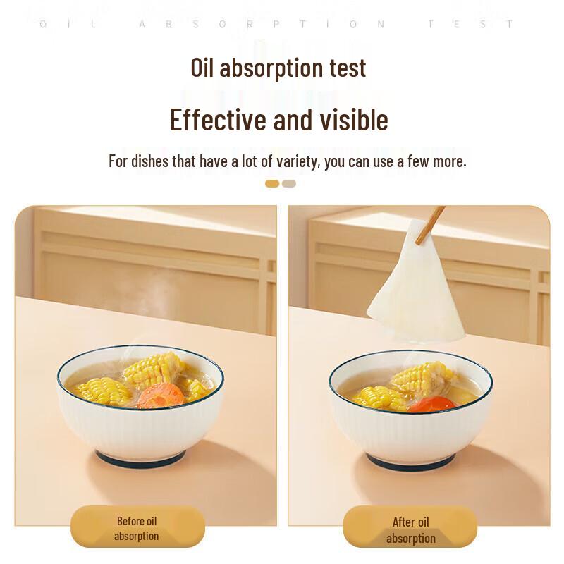 YOUAO Disposable Soup Oil Absorbing Paper