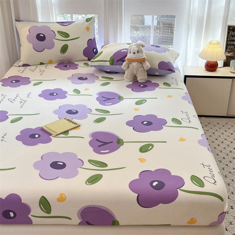 02025 New Cotton Mattress Thickened Ecological Abraded Bedspread, Pure Cotton Bed Cover Simmons Mattress Protective Cover