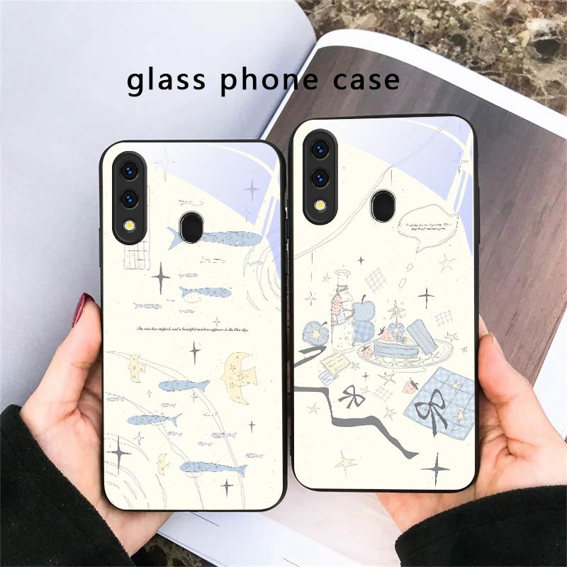 Fresh and Healing Breeze For Samsung Galaxy A30 A31 A32 A33 A34 A35 A42 A30s A20 A25 A26 A51 A56 A54 A72 A73 70 Glass Phone Case