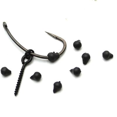 10ks Zarážky háčků Korálky Příslušenství pro lov kaprů Zátka Průhledná Zelená Černá Kaprové vlasy Chod Ronnie Rig Pop UP Boilies Stop